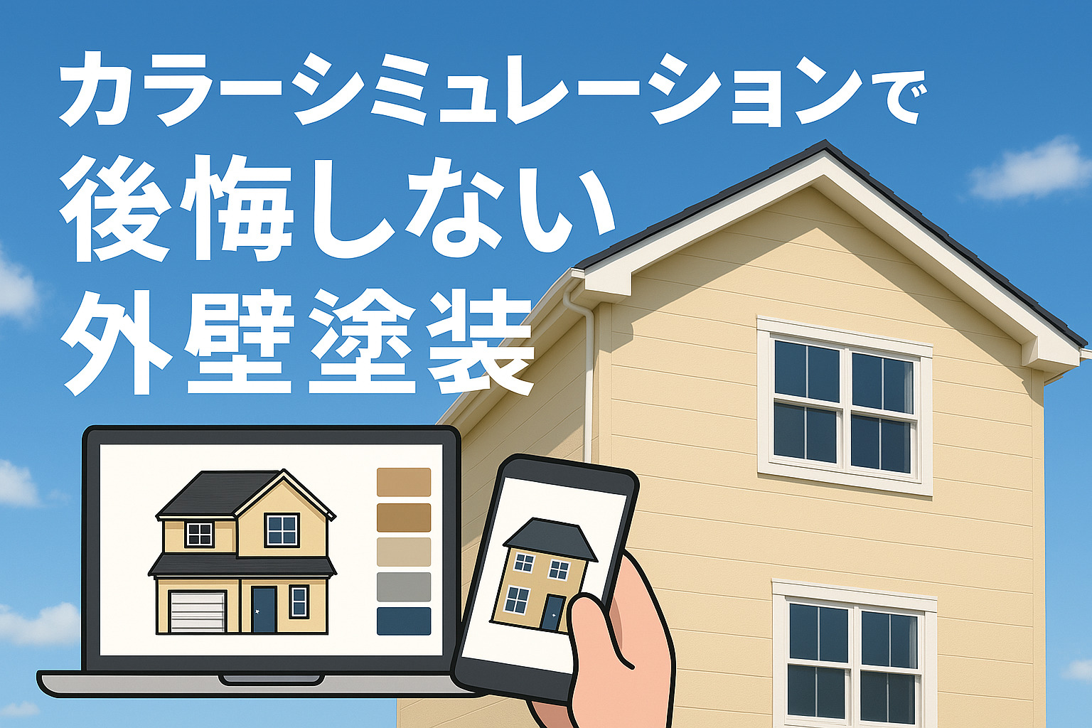 外壁塗装の最新カラーシミュレーションの種類と活用法とは？