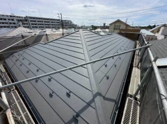 西東京市 屋根カバー工事完了後